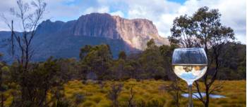 Enjoy a glass of wine after a day's trek on the Overland Track | Great Walks of Australia